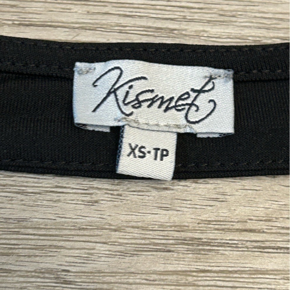 Kismet Black Long Sleeve Wrap Top - Picture 3 of 9